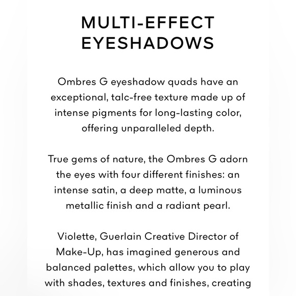 GUERLAIN Ombres G Eyeshadow Quad - 530 Majestic Rose - Picture 9 of 15